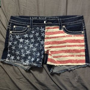 Knox Rose American Flag Shorts